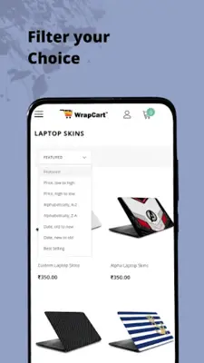 WrapCart - Online Shopping App android App screenshot 1